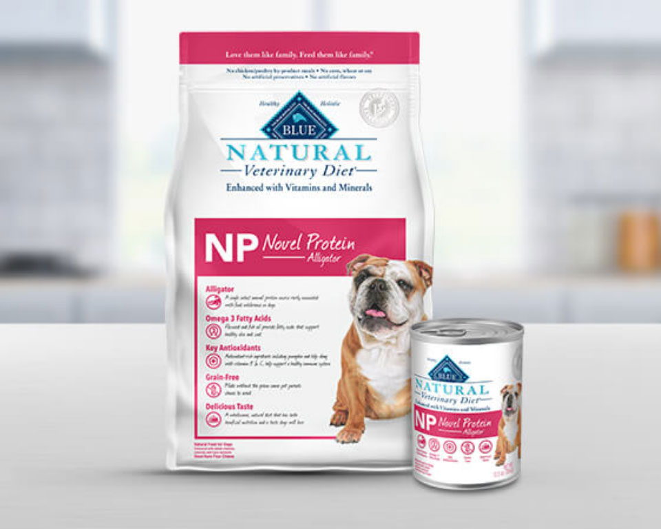 BLUE Natural Veterinary Diet™ Novel Protein - Alligator Wet and Dry Dog Food